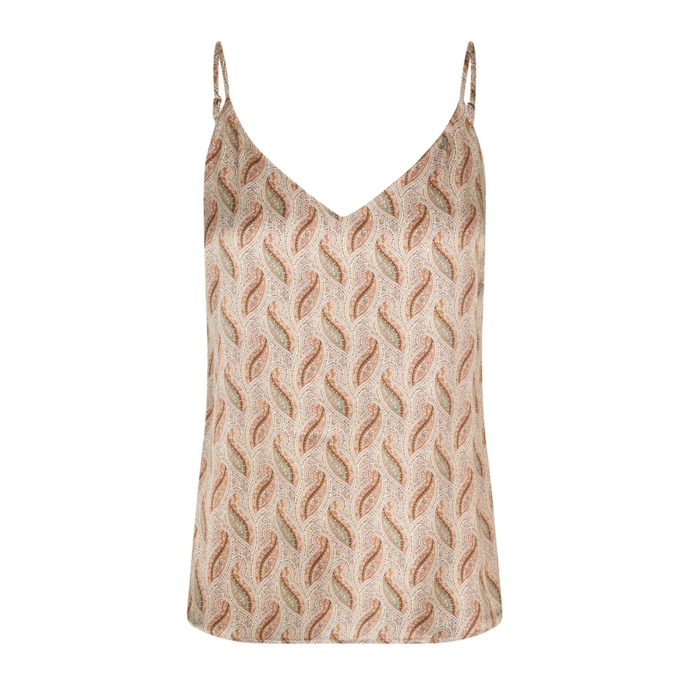 Dea Kudibal Paisley Print Camisole Top Bell Blush Multicolor Dames