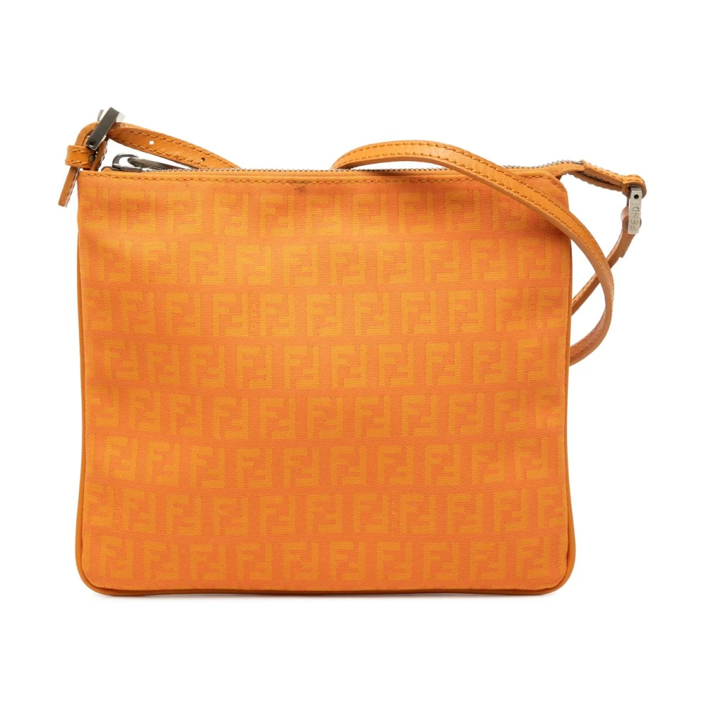 Fendi Vintage Women's Orange Pre-Owned Crossbody Bag
