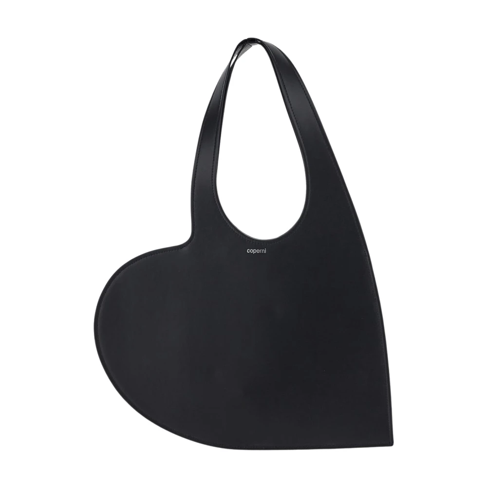 Coperni Hart Tote Tas van Leer Black Dames