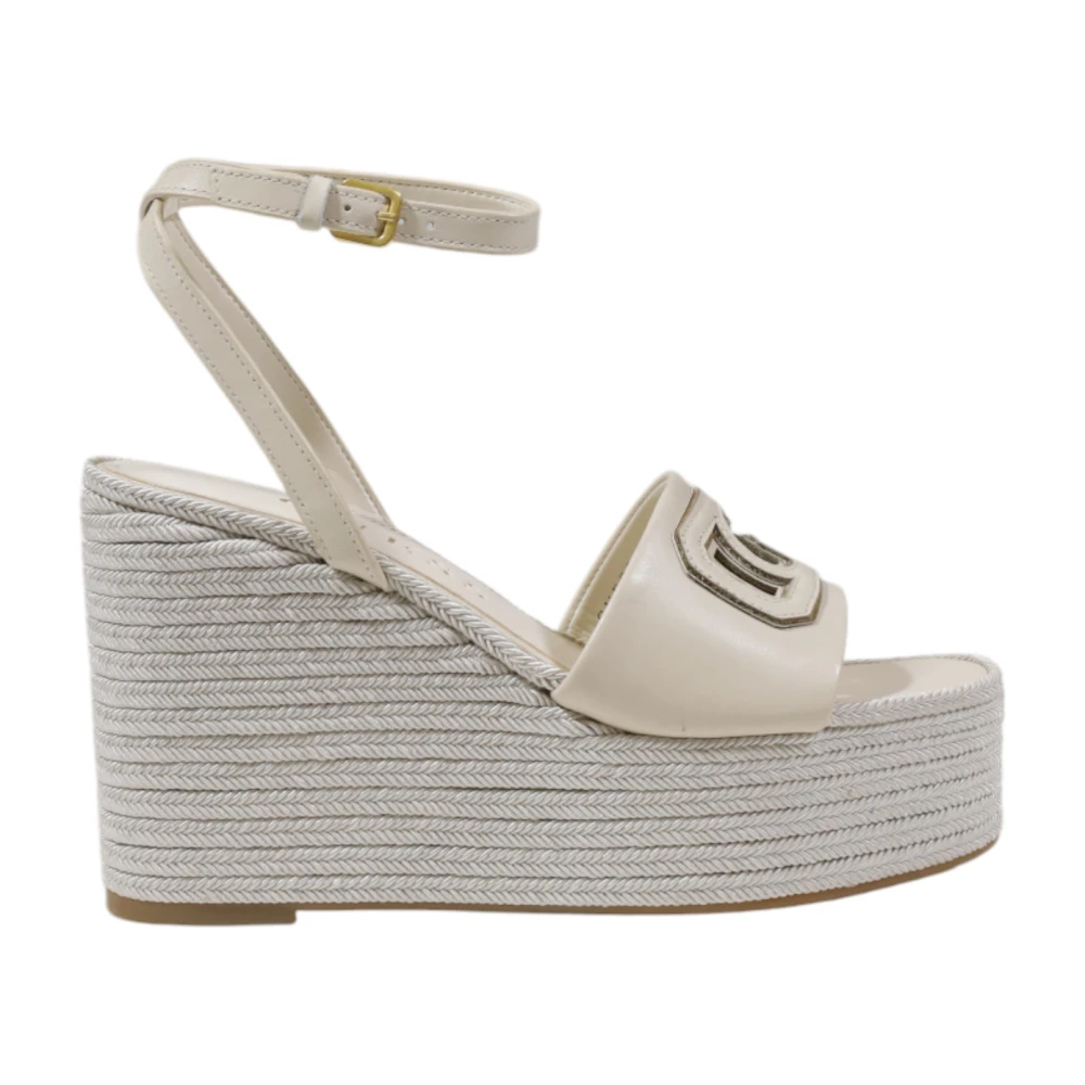 Guess Beige Wedges, Female, 7 Uk, Heeled Wedges