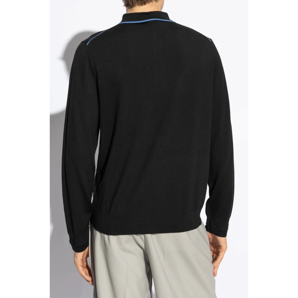 PS By Paul Smith Polo Sweater Black Heren