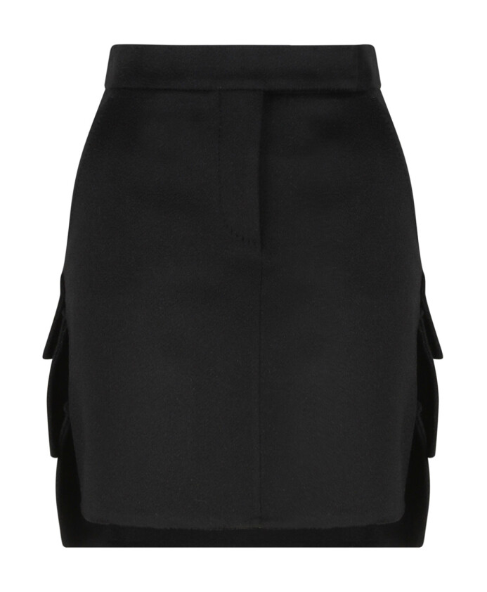 jupe-courte-noire-a-volants