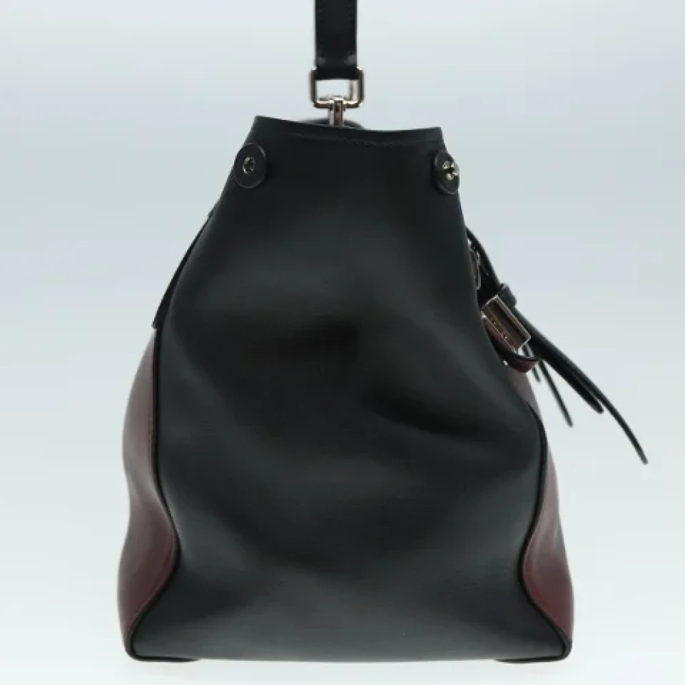 Prada Vintage Pre-owned Leather handbags Red Dames