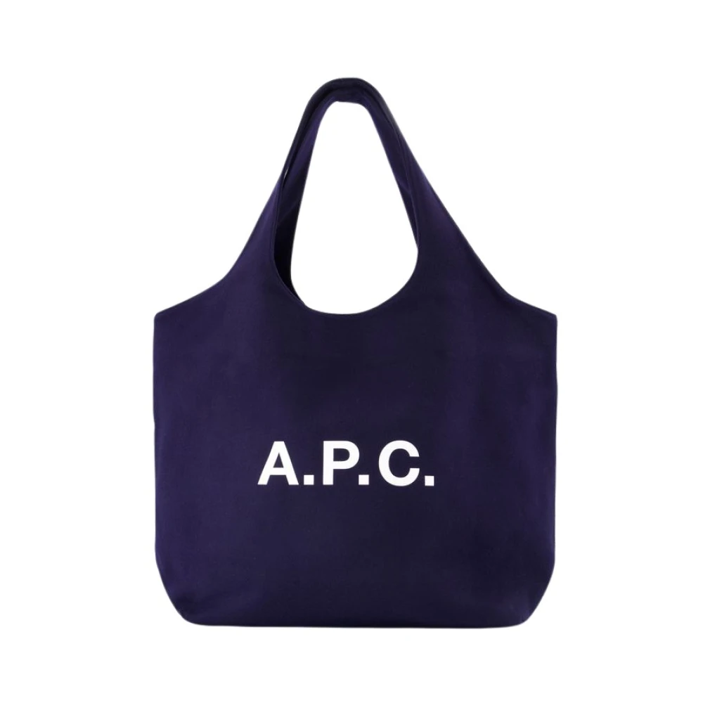A.p.c. Blauwe Wollen Tote Tas Ninon Blue Dames