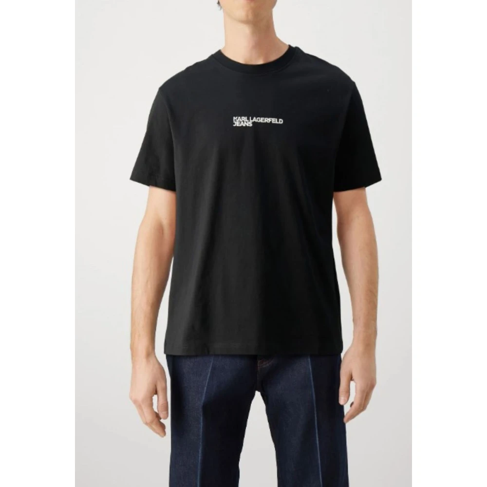 Karl Lagerfeld Heren Regular Korte Mouw Tee Black Heren