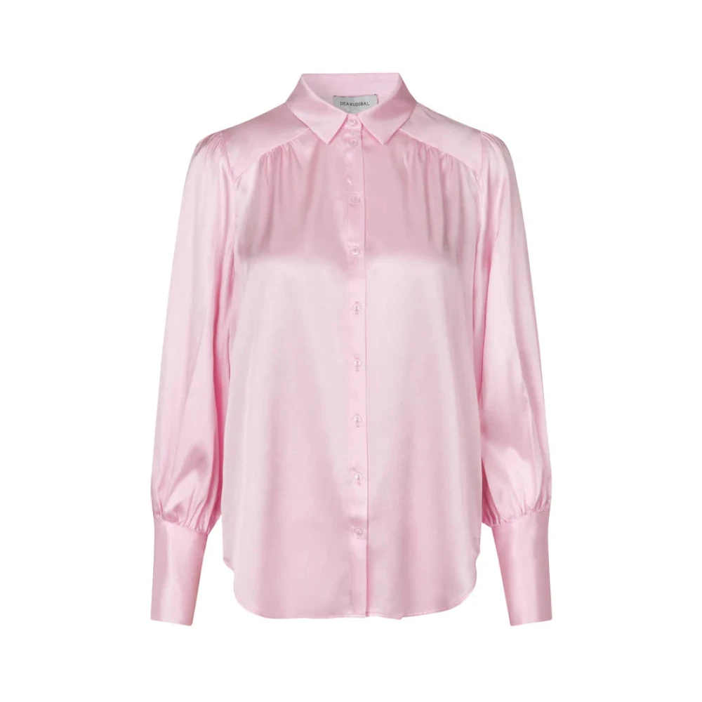 Dea Kudibal Zijden Stretch Blouse Balletstijl Pink Dames