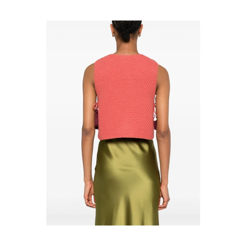 Louise Misha Gehaakte Gebloemde Trui Multicolor Dames