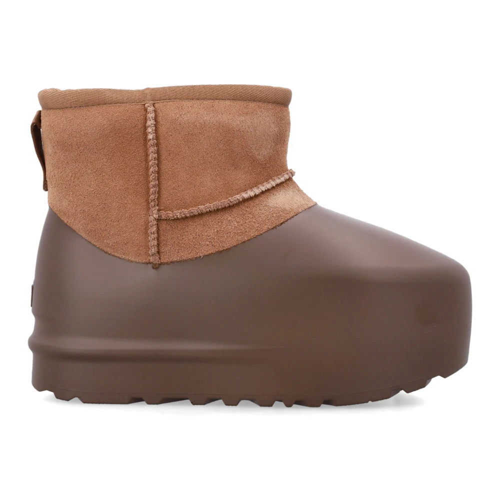 UGG Kastanj Stängda Skor med Dold Kilklack Brown, Dam