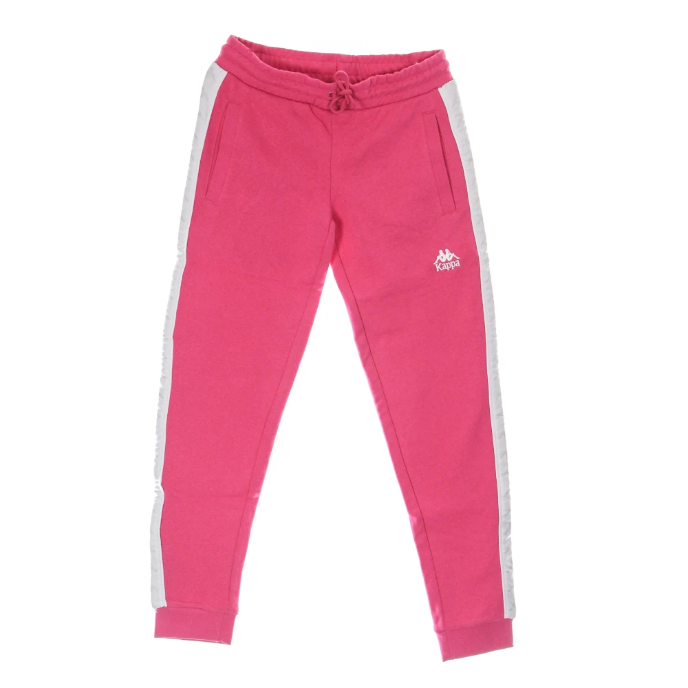 Kappa Fuchsia Lättvikts Tracksuit Byxor Pink, Dam