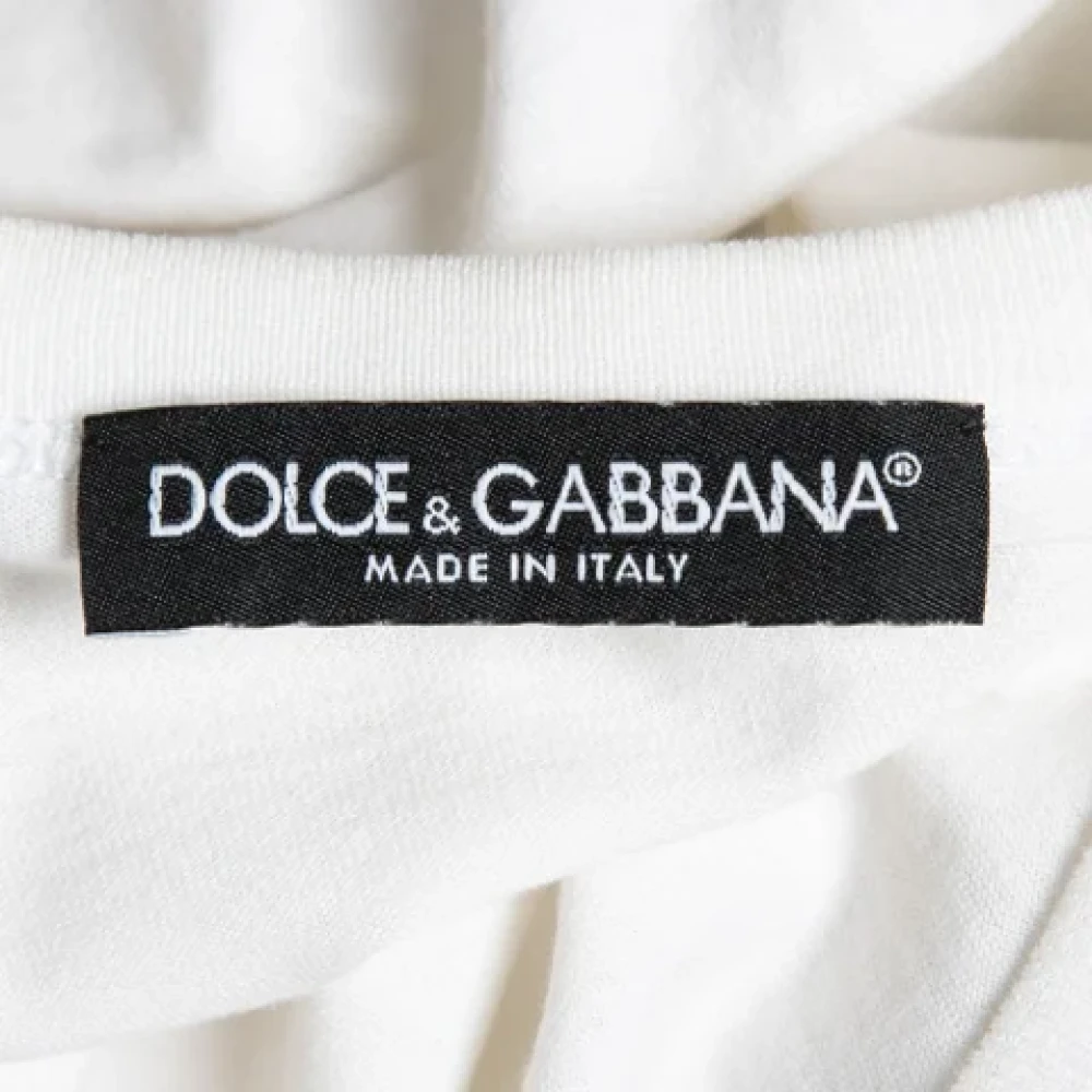 Dolce & Gabbana Pre-owned Cotton tops White Dames