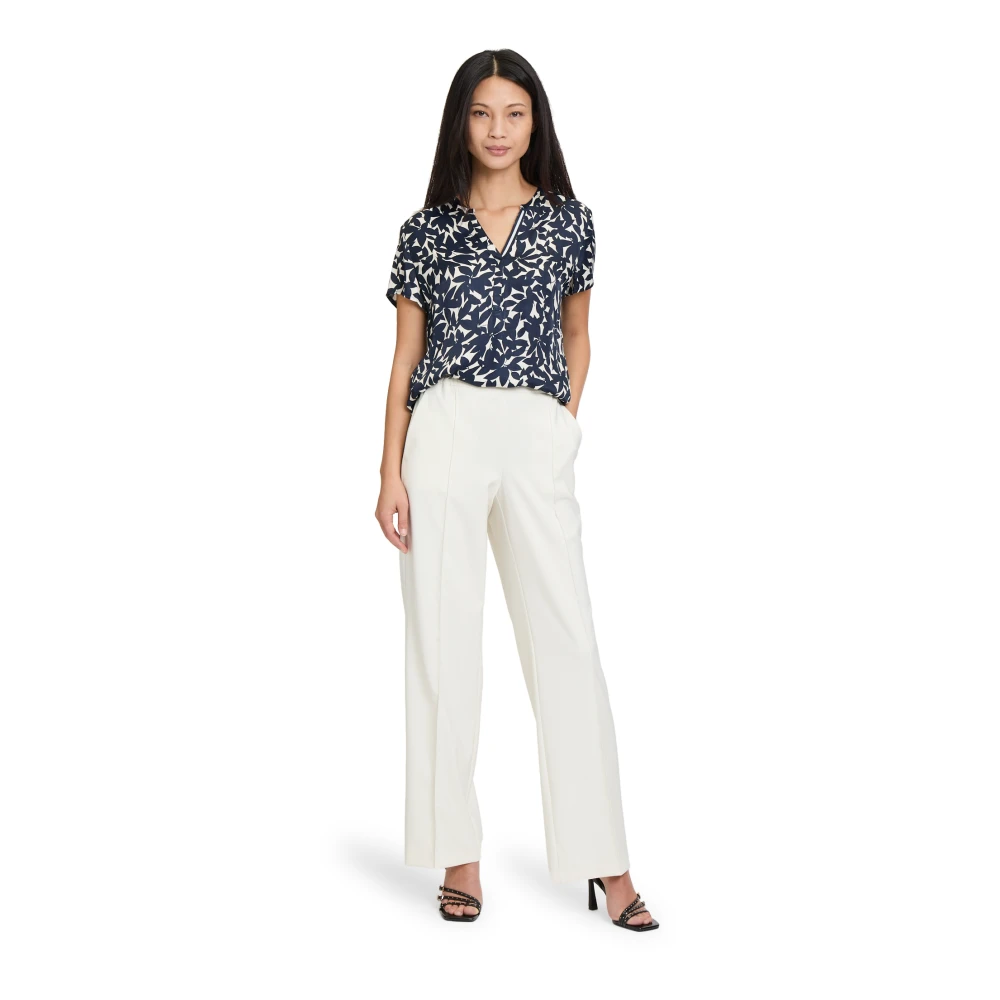 Betty Barclay Bloes top met knoopsluiting Blue Dames