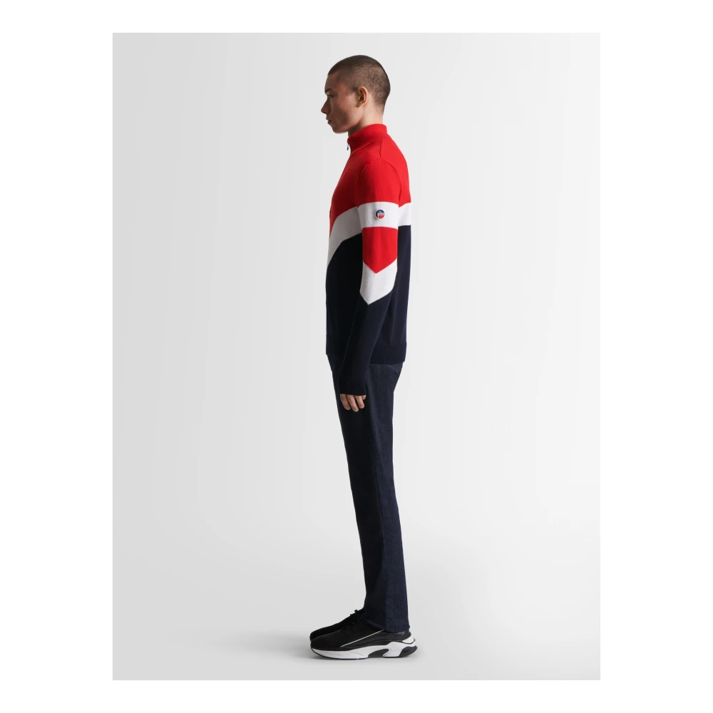 Fusalp Grafische Esthetische Half Zip Sweater Multicolor Heren