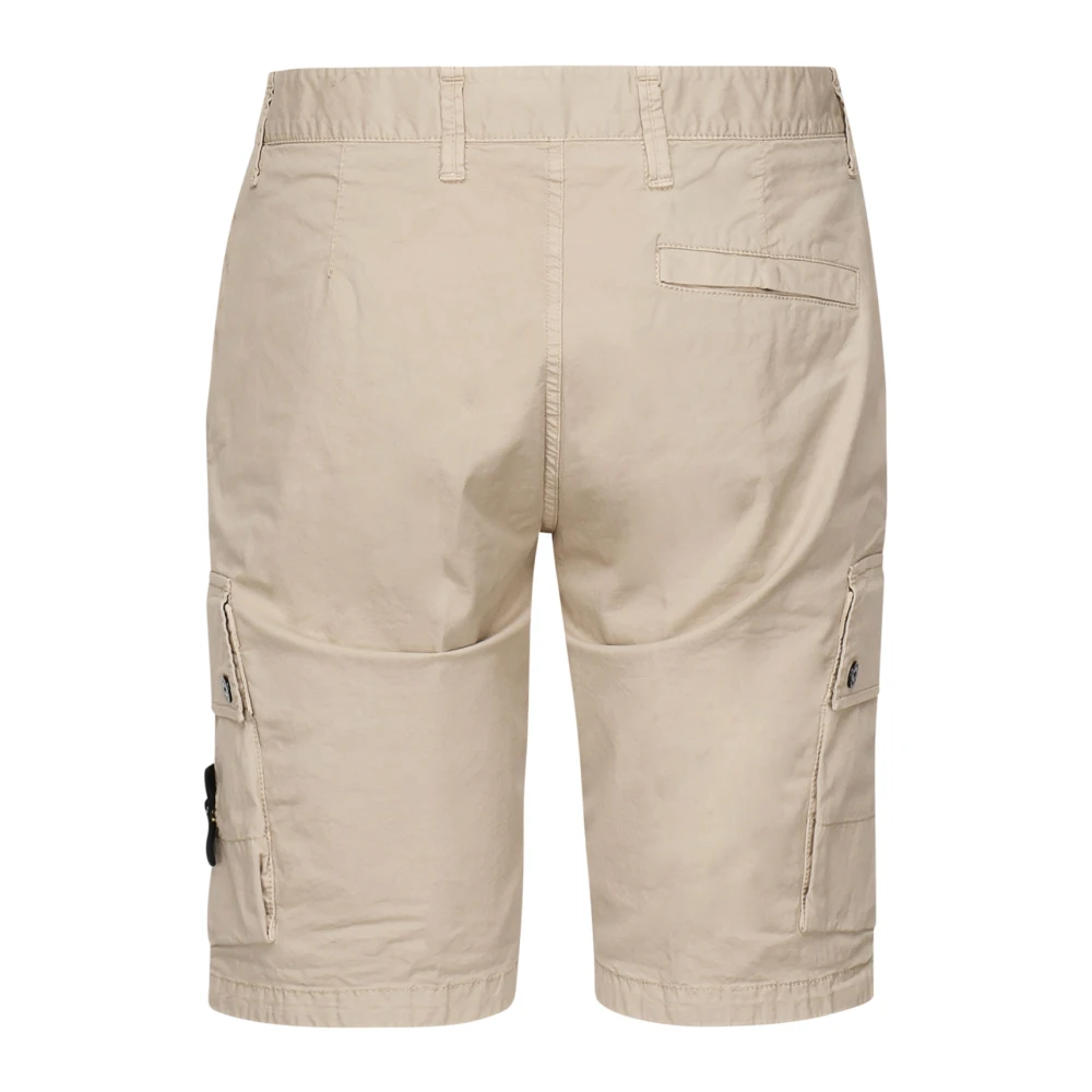 Stone Island Cargo Bermuda Shorts Beige Heren
