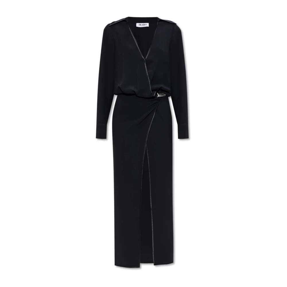The Attico Women's Black Party Dresses, M, Dress With Appliqué