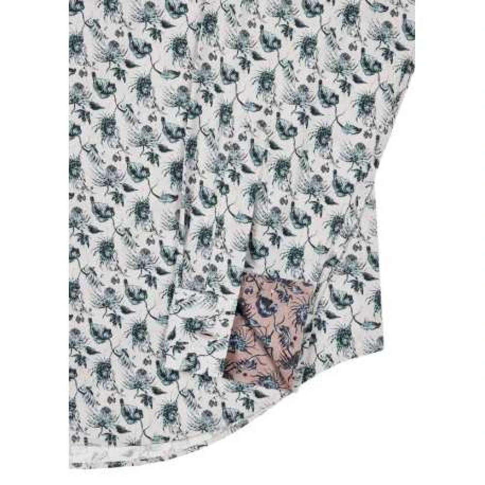 Paul Smith Wit overhemd met bloemenprint Multicolor Heren