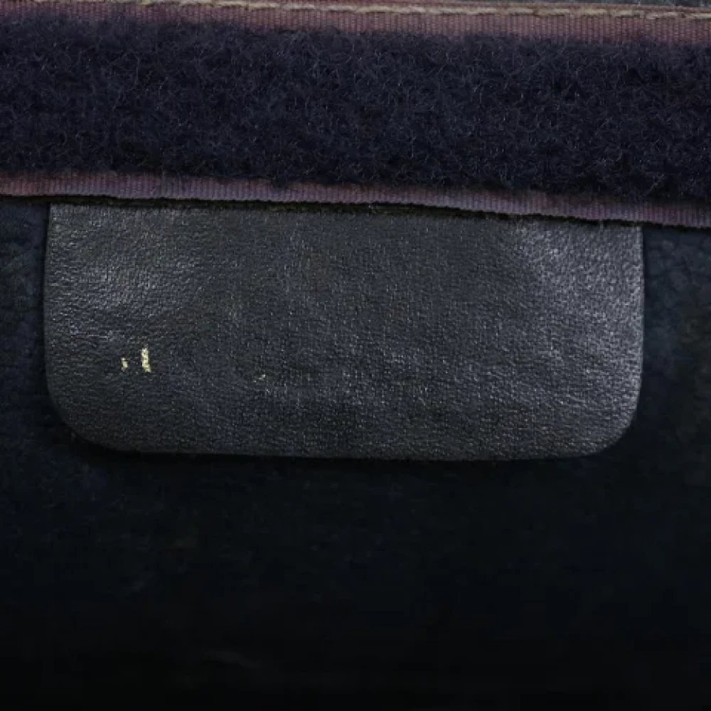 Gucci Vintage Pre-owned Leather clutches Blue Dames