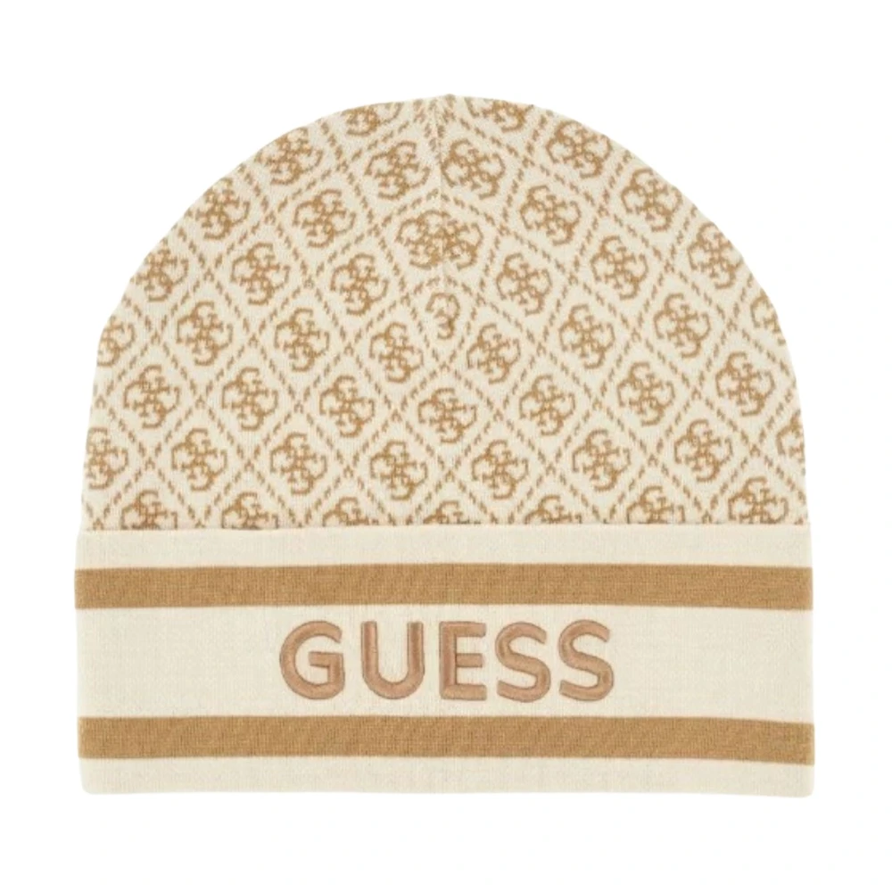 Guess Dames Logo Hoed Beige Dames