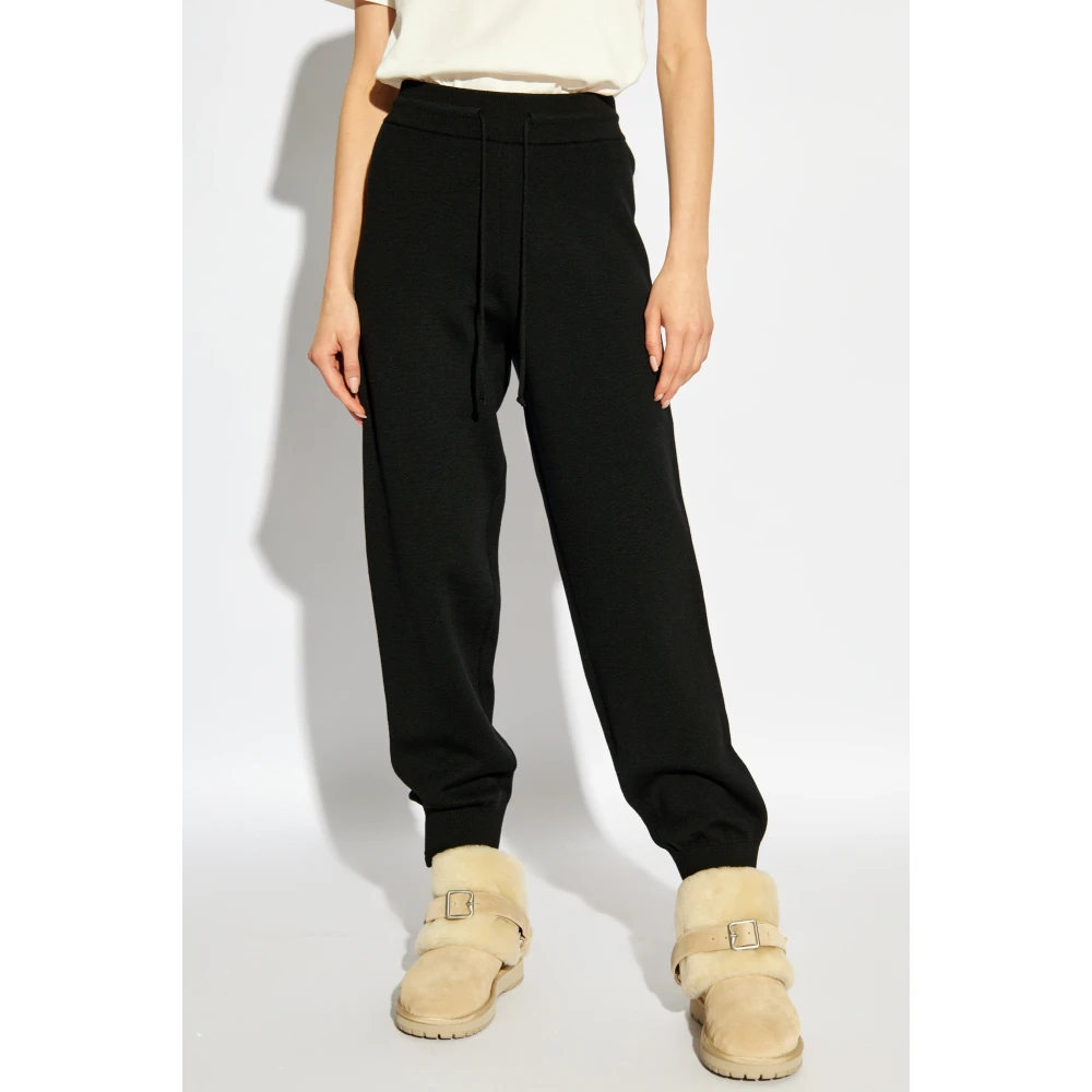 Burberry Wollen broek Black Dames