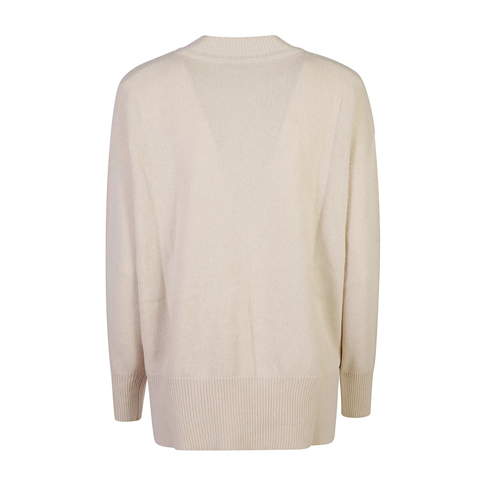 Roberto Collina Beige Sweaters voor Stijlvolle Look Beige Dames