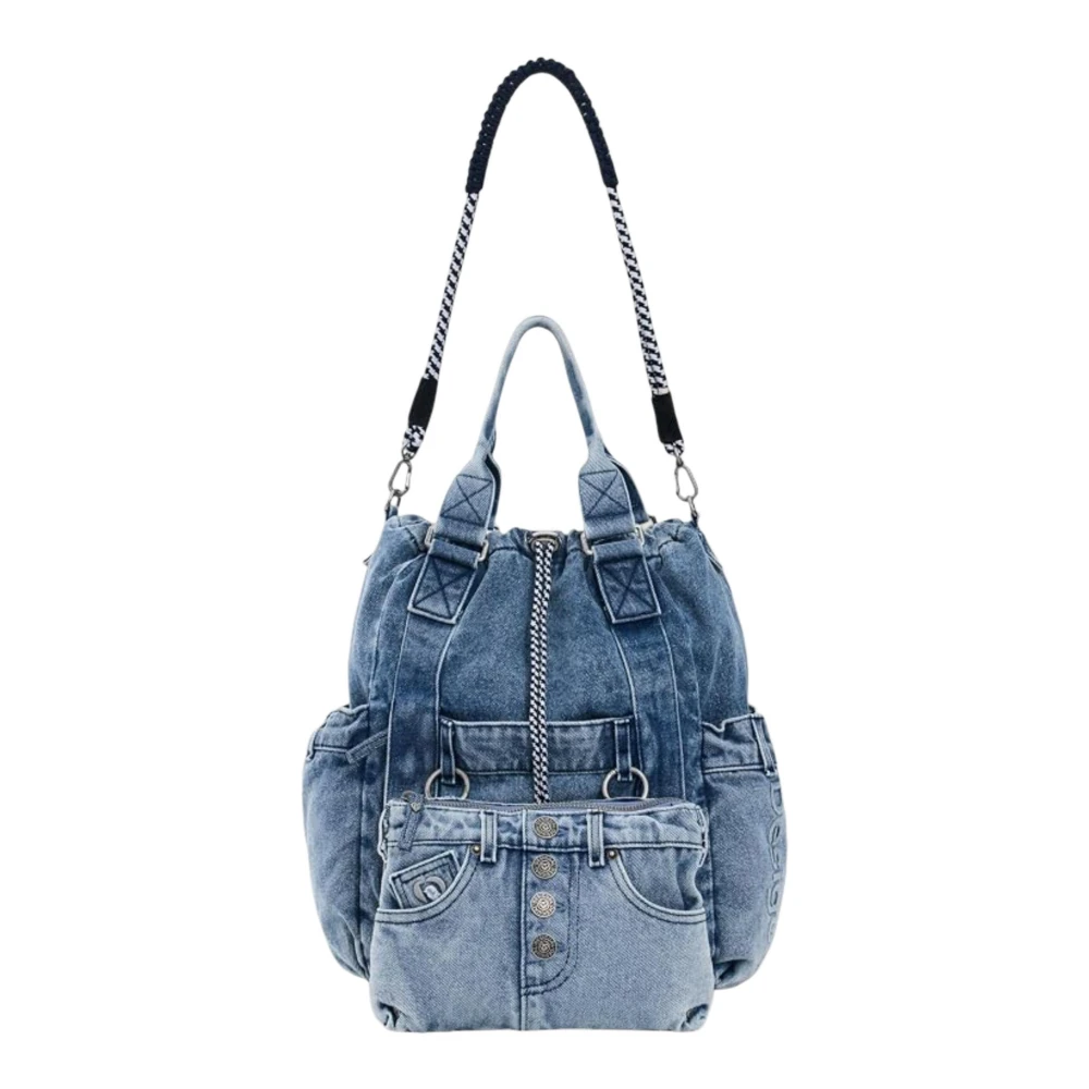 Desigual Vrouw Blauw Tassen Dames, One Size, Backpacks