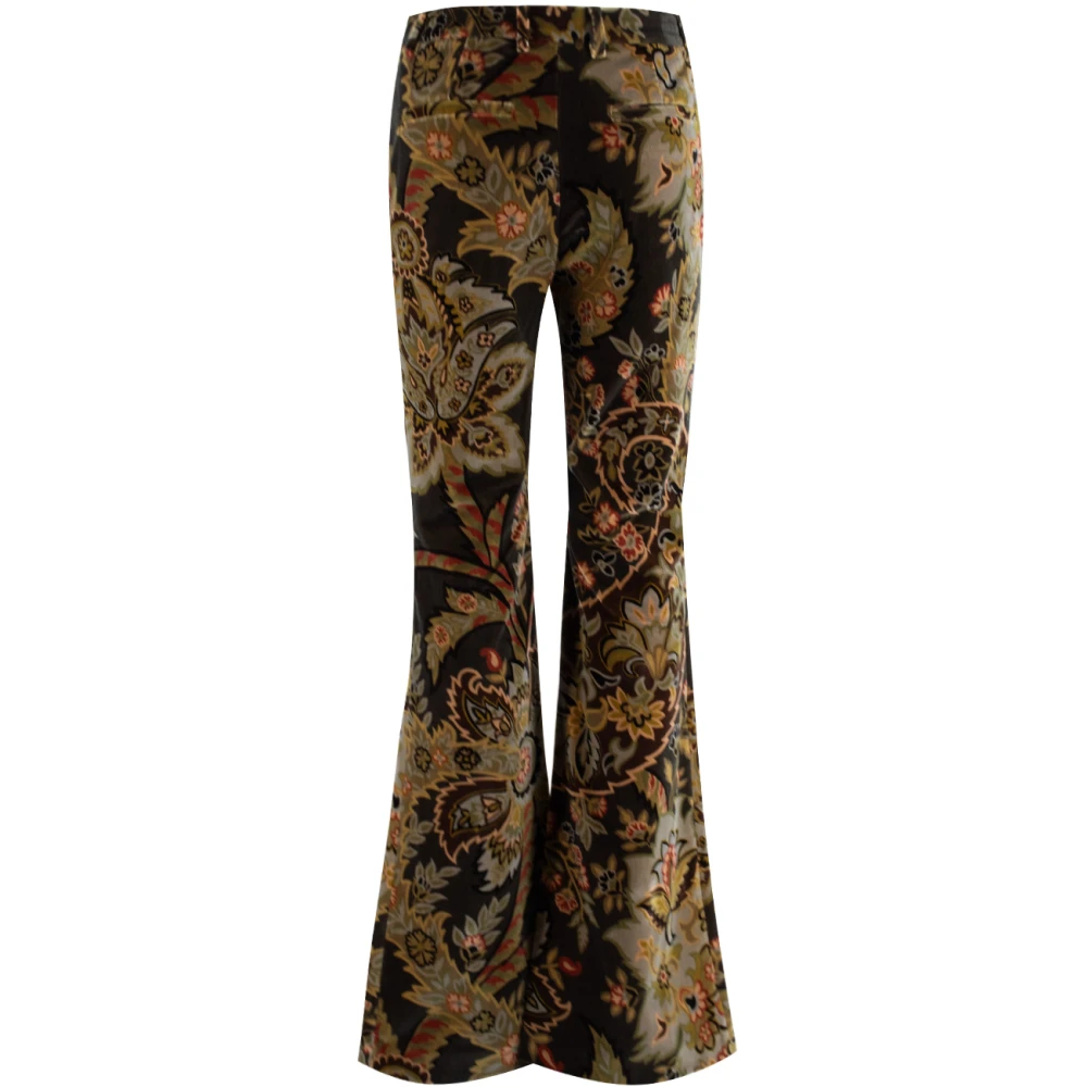ETRO Hoge taille broek met Paisley-print Multicolor Dames