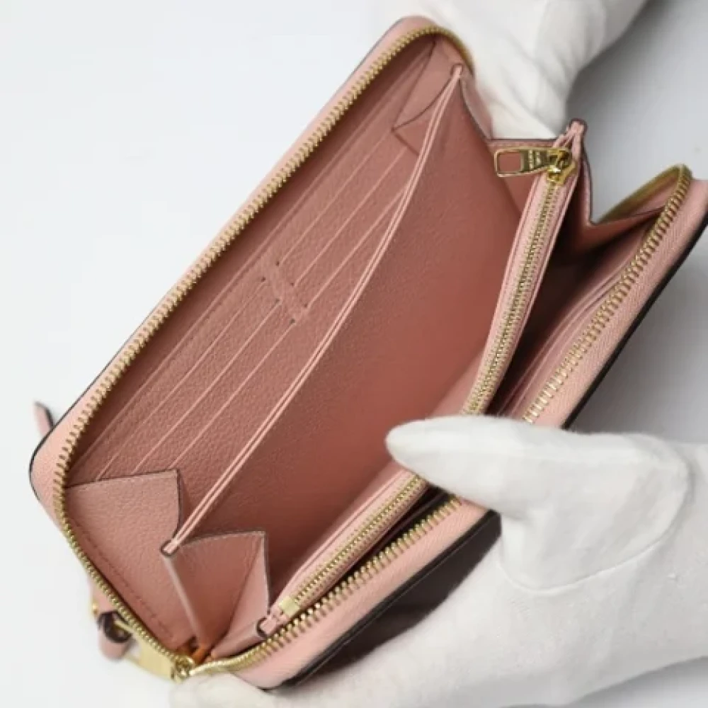 Louis Vuitton Vintage Pre-owned Fabric wallets Pink Dames