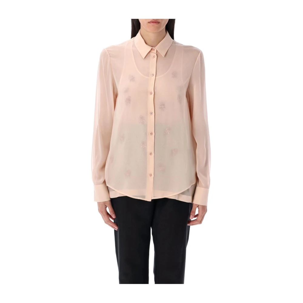 Fendi Damen Orange Blusen & Hemden, Sgröße: