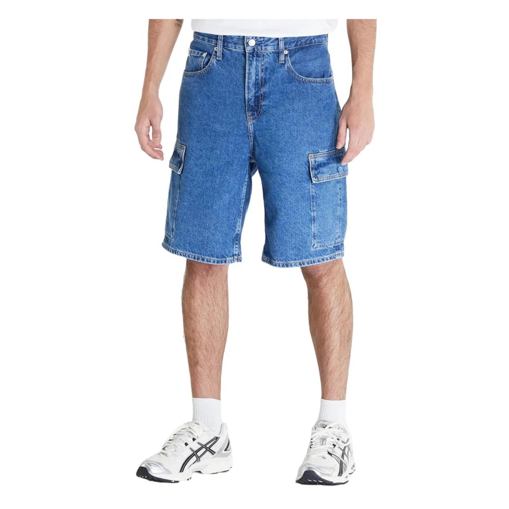 Calvin Klein Jeans 90's Loose Bermuda Shorts Collection Blue Heren
