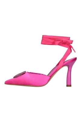 Satin Slingback Pumps