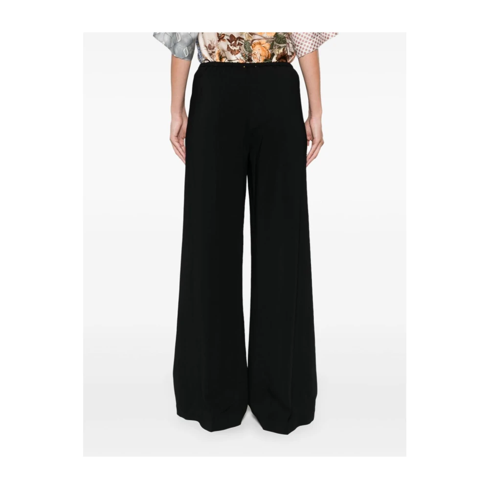 Forte Hoge Taille Candy Stretch Broek Black Dames