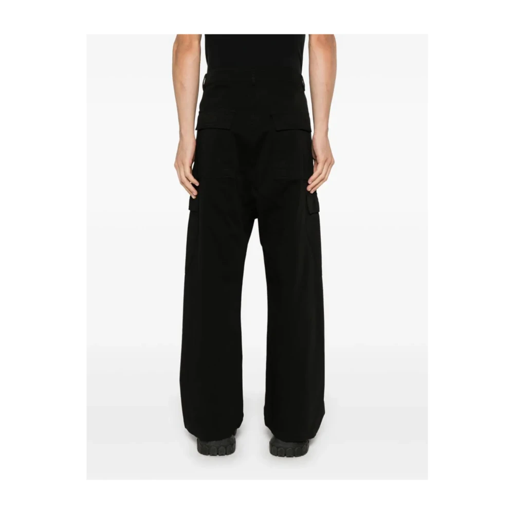 Rick Owens Wijde Broek Black Heren