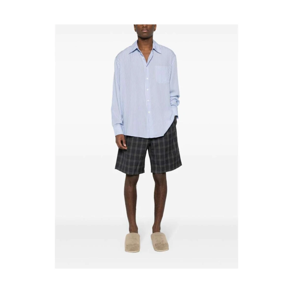 Our Legacy Casual Shirts Blue Heren