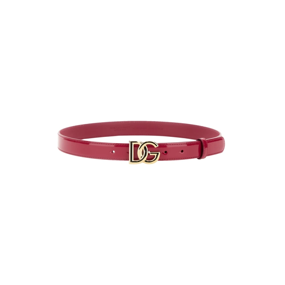 Dolce & Gabbana Riem met logogesp Pink Dames