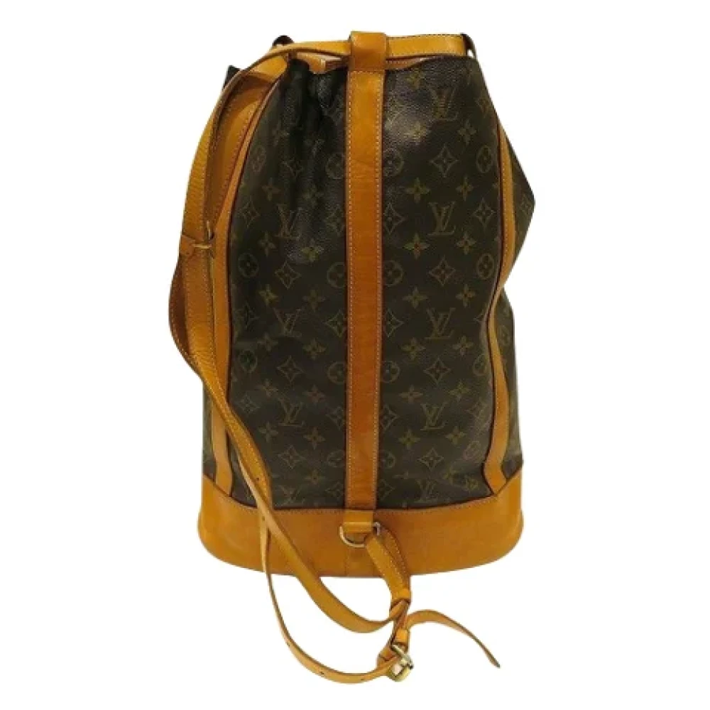 Louis Vuitton Vintage Pre-owned Canvas backpacks Brown Dames
