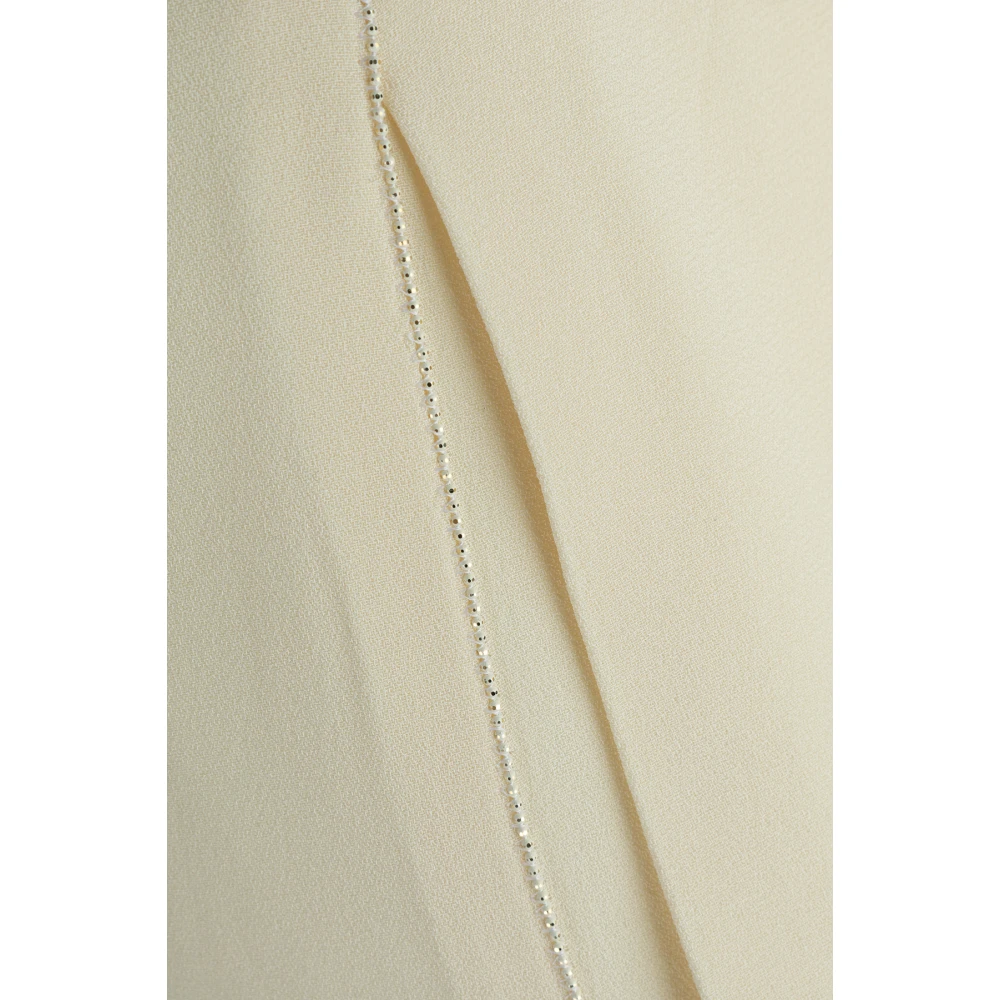 Fabiana Filippi Elegante Broeken voor Vrouwen Beige Dames