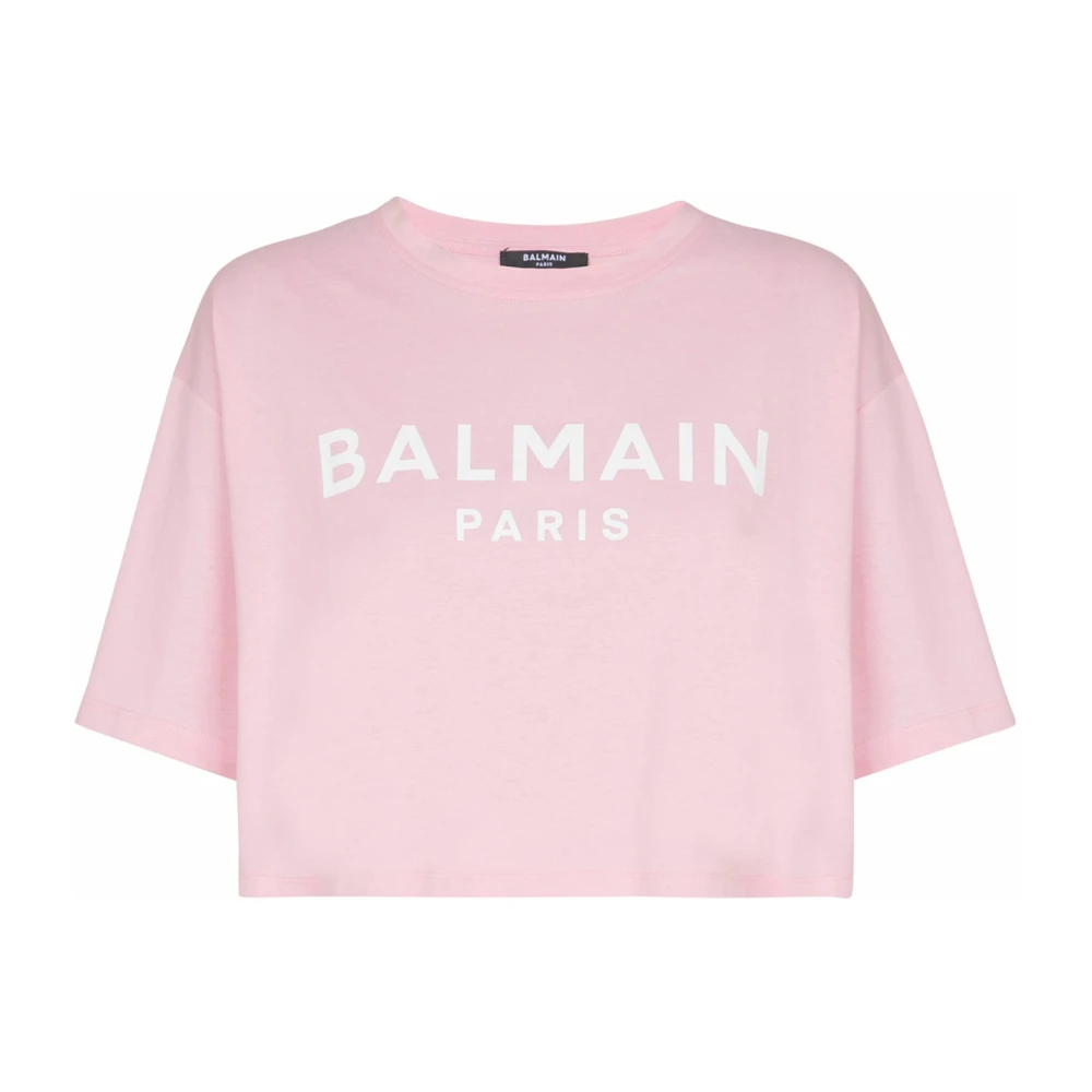 Balmain - Tops > T-Shirts - Pink - Balmain - Modalova