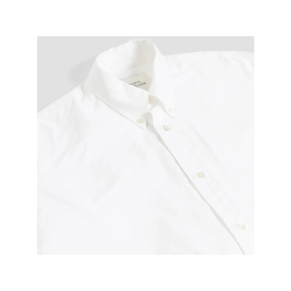 Studio Nicholson Witte Ruskin Overhemd Met Knoopsluiting White Heren