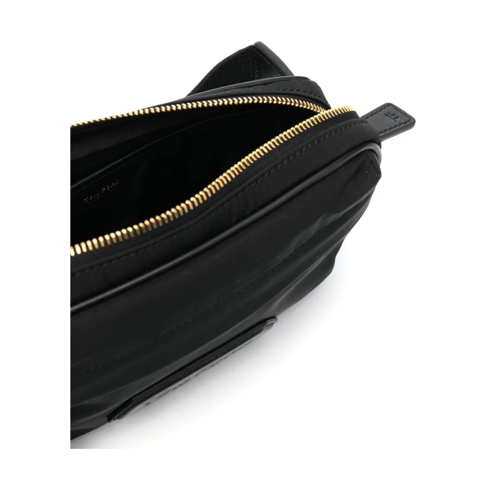 Tom Ford Zwarte Logo Pouch Tas Black Heren