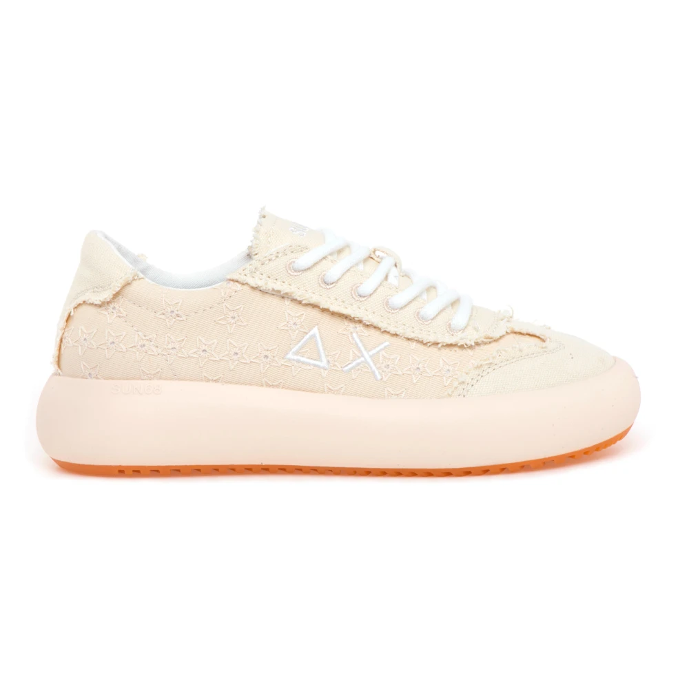 Sun68 Juno Canvas Dames Schoenen Beige