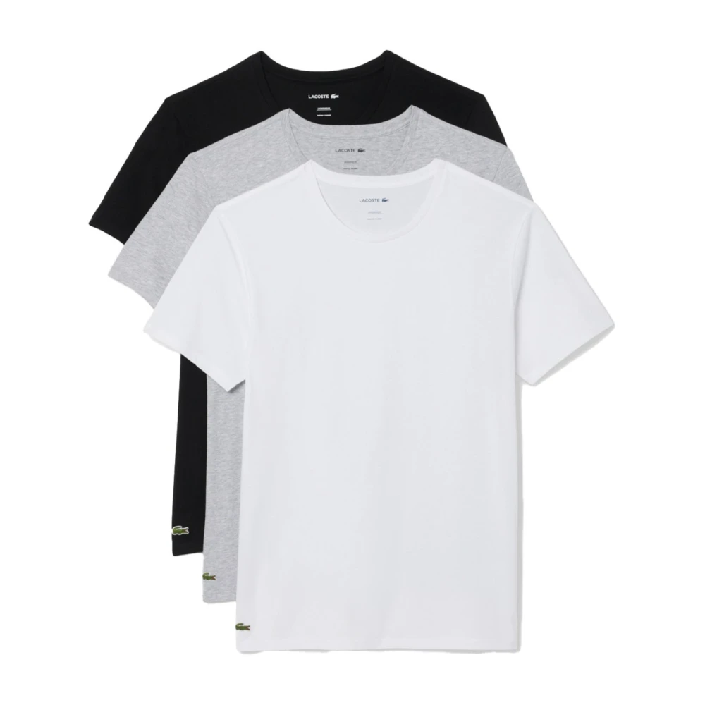 Lacoste Uomo Multicolor - T-Shirt In Cotone Con Logo E - Tops - E - L