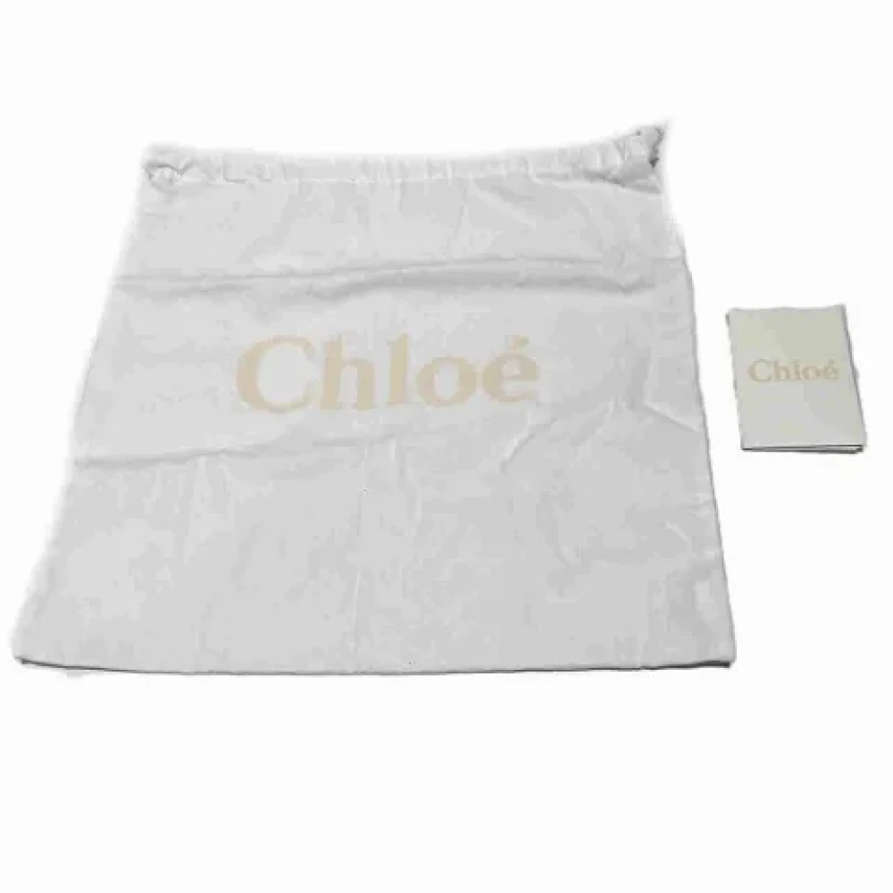 Chloé Pre-owned Leather handbags Beige Dames