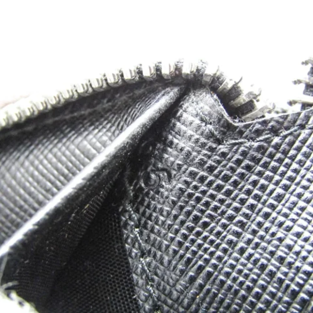 Prada Vintage Pre-owned Leather wallets Black Dames