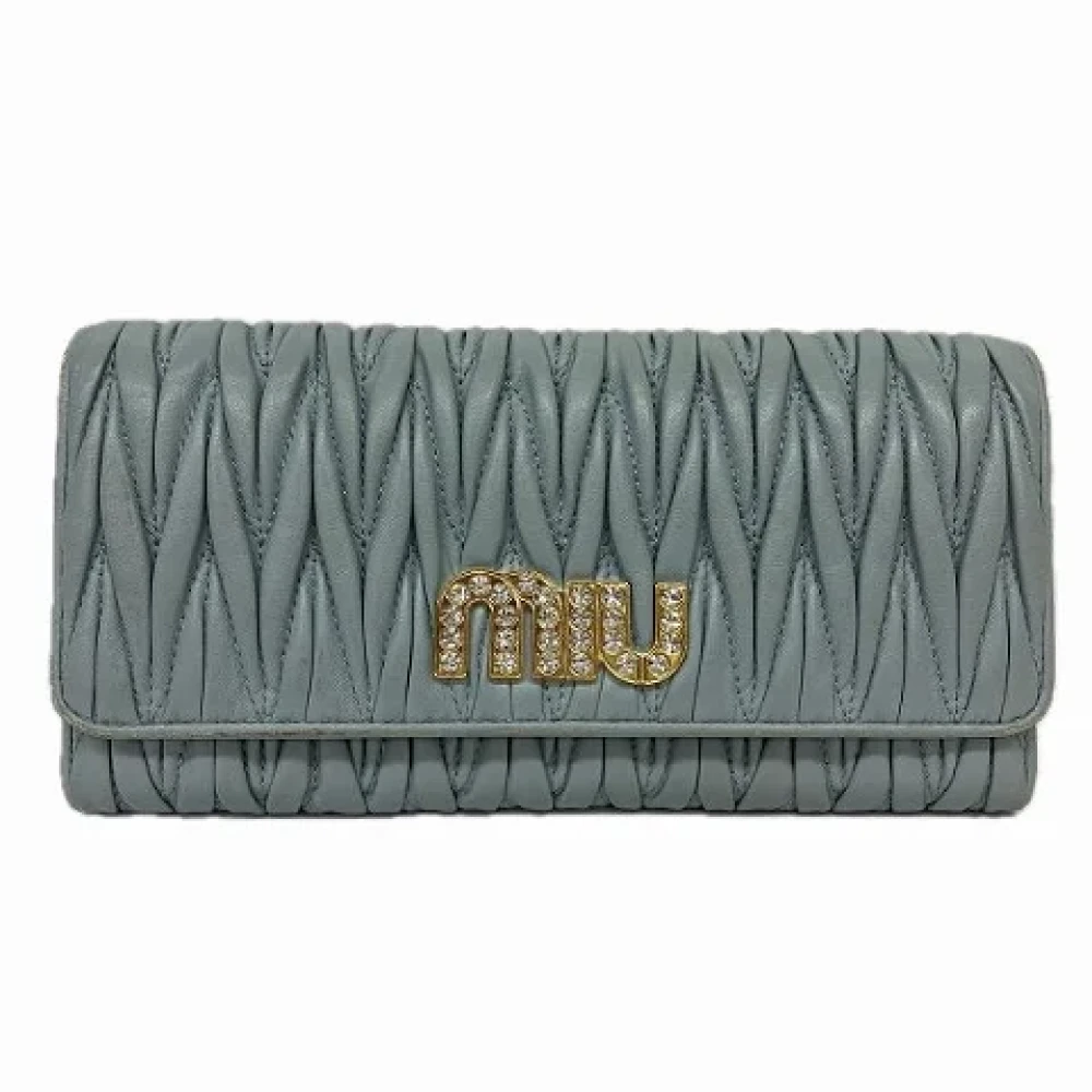 Pre-owned > Pre-owned Accessories > Pre-owned Wallets - - Miu Miu Pre-owned - Modalova