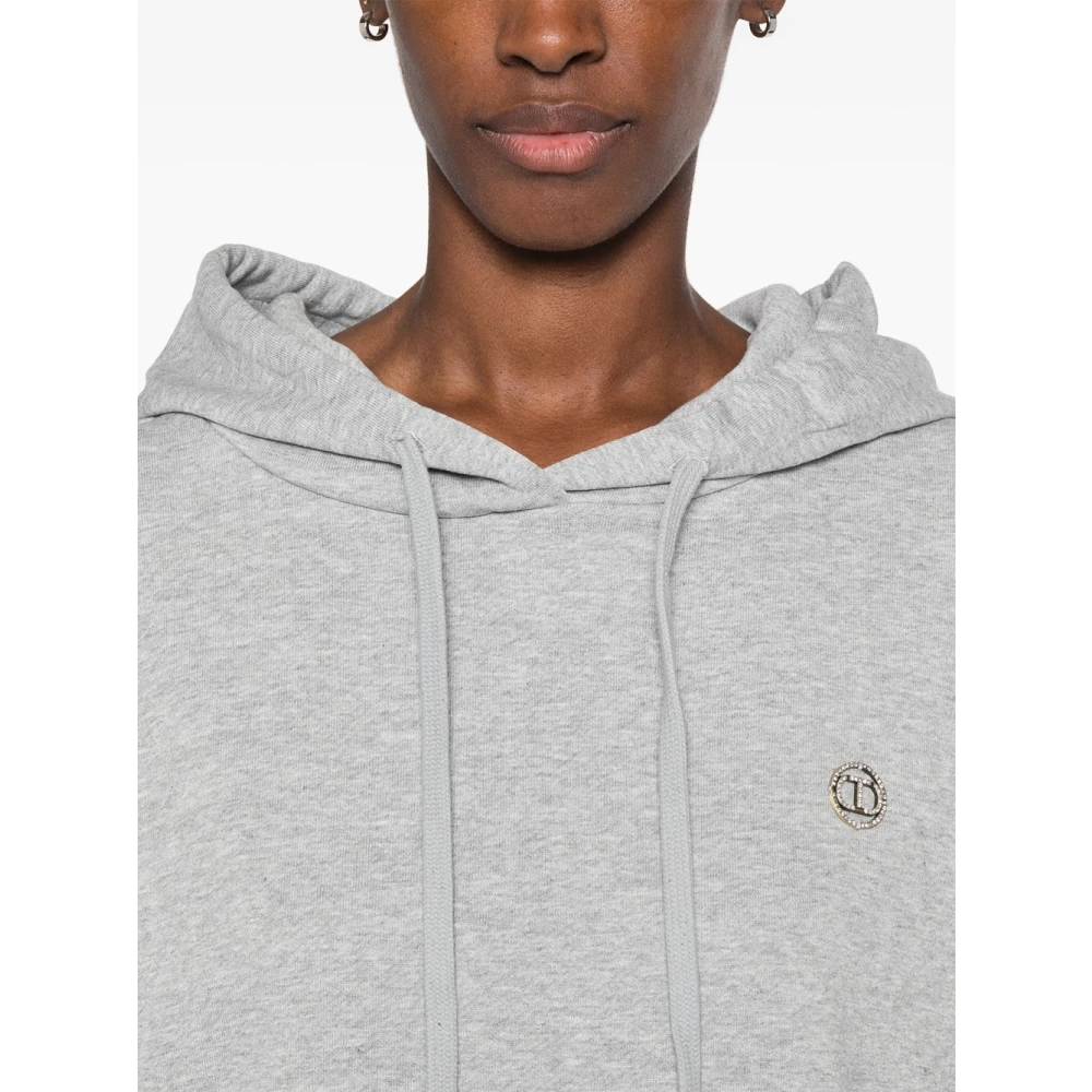 Twinset Sportief Grijs Katoenen Joggingpak Gray Dames