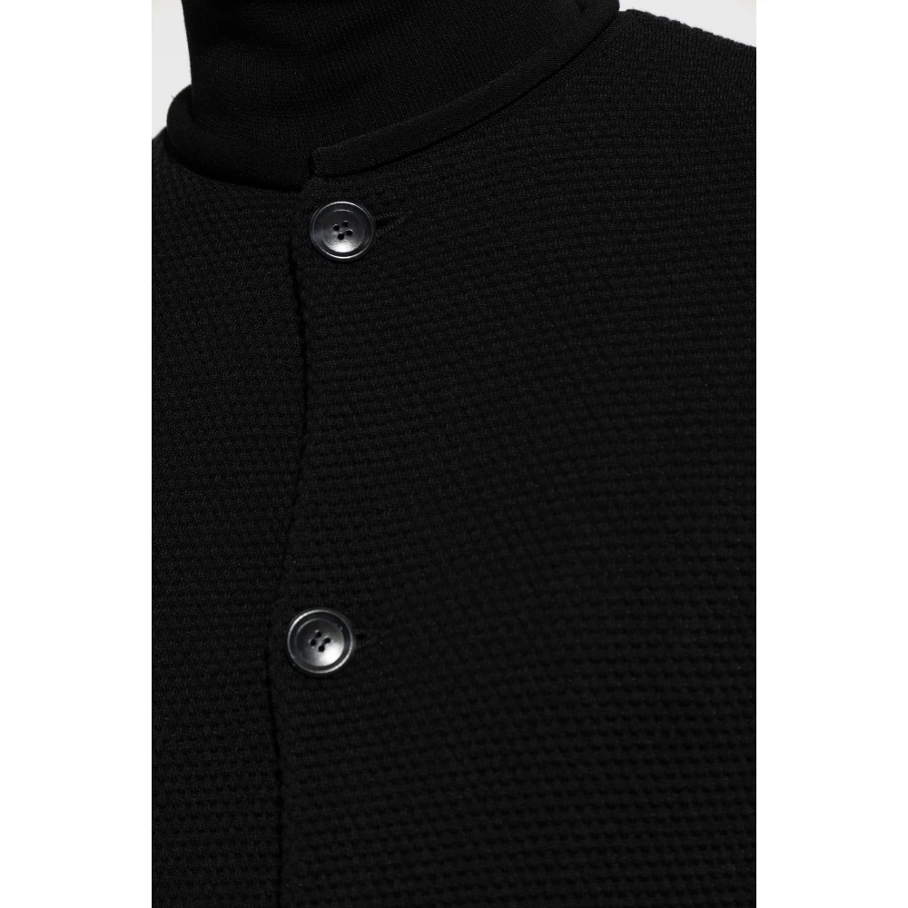 Giorgio Armani Vest met zakken Black Heren