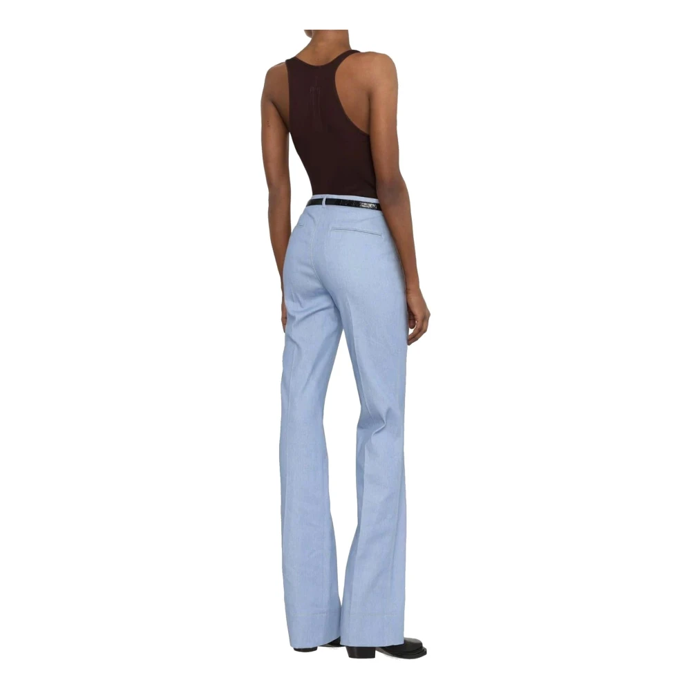 Saint Laurent Bootcut Jeans Blue Dames