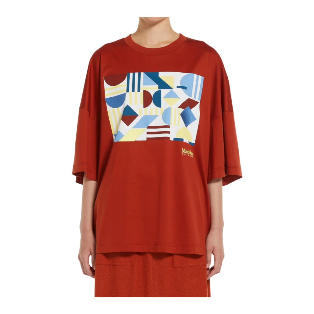 Max Mara Elegante Satrapo T-shirts en Polos Red Dames
