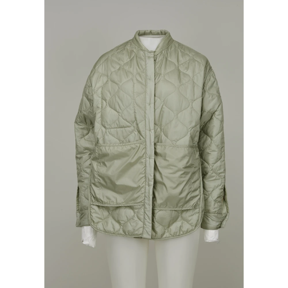 Milestone Golf Gestikt Oversized Shirt Green Dames