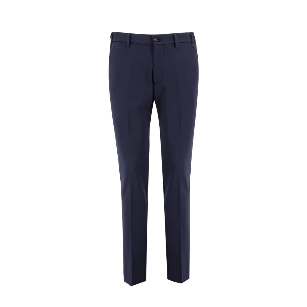 Berwich Klassieke Geknoopte Broek Blue Heren