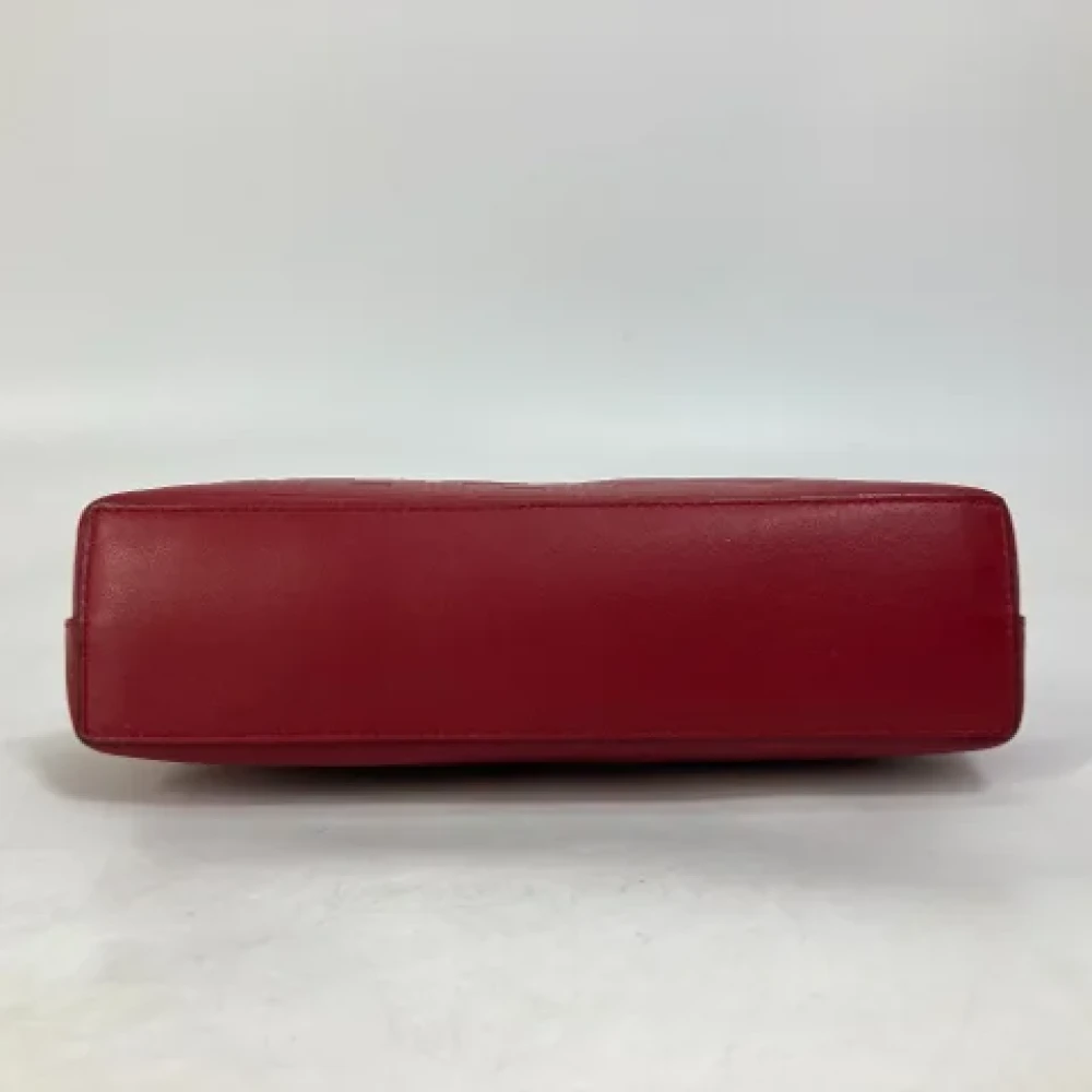 Fendi Vintage Pre-owned Leather fendi-bags Red Heren